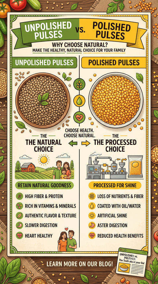 Unpolished Pulses vs. Polished Pulses: Why Choosing Natural Matters