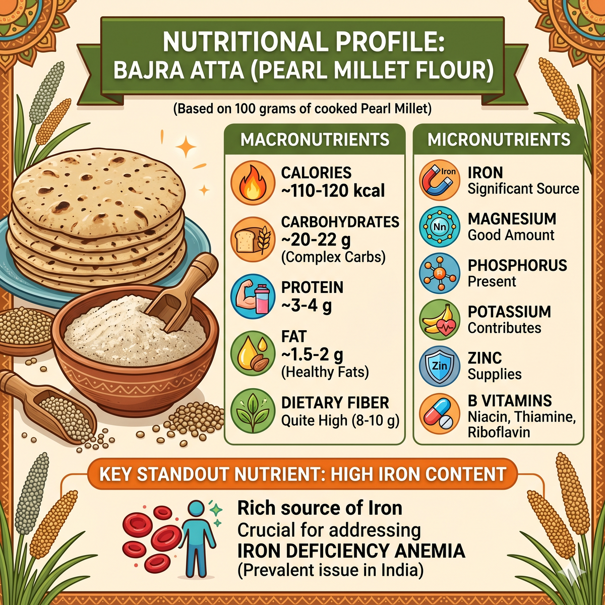 Pearl Millet Flour (Bajra)