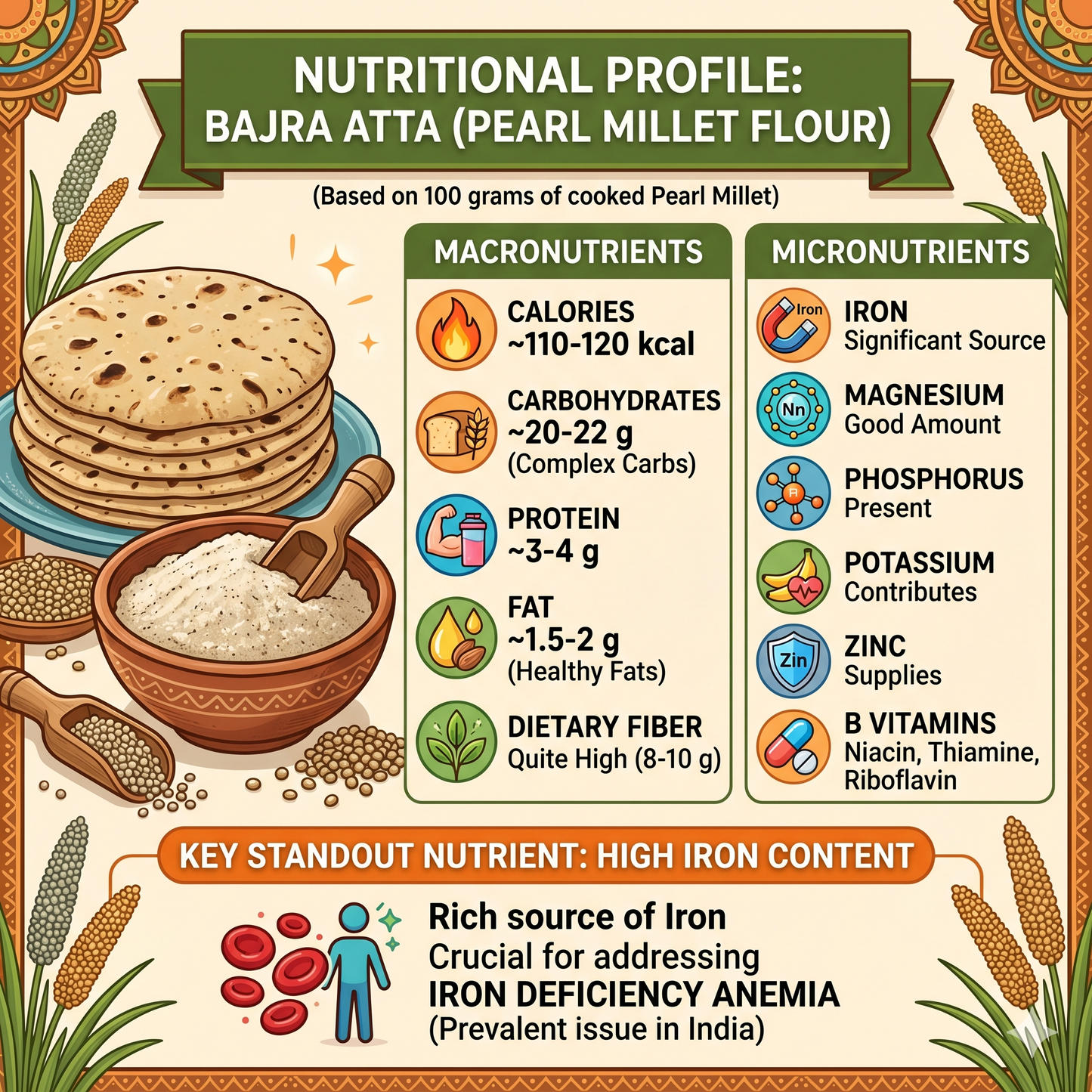 Pearl Millet Flour (Bajra)