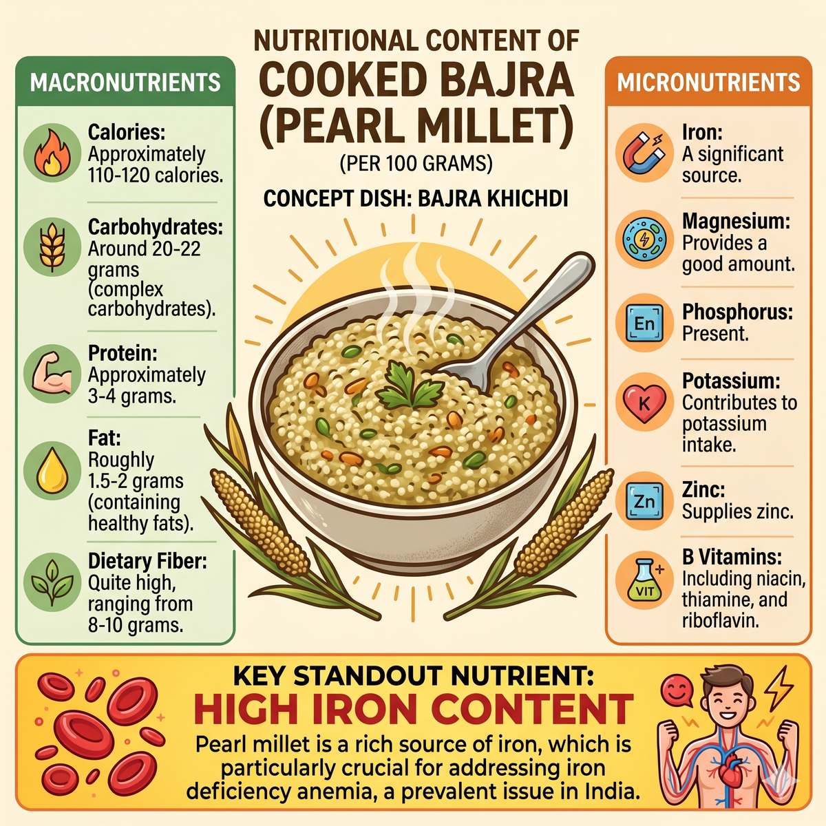 Bajra Khichdi (Pearl Millet Daliya)