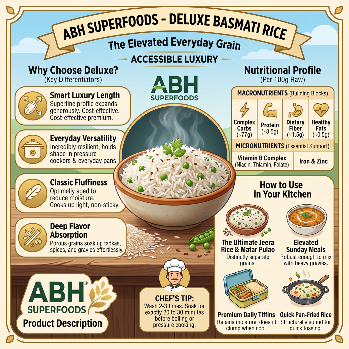 Deluxe Basmati Rice (1KG)