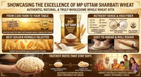 MP Uttam Sharbati Wheat Atta 5KG