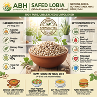 White Lobia (White Cowpea / Black Eyed Peas)
